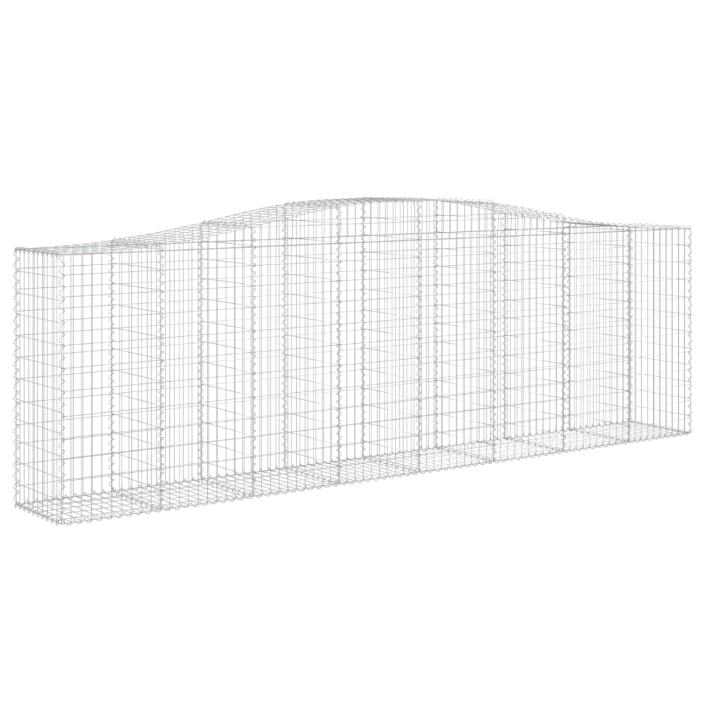 8720845650797_a_en_hd_1 vidaXL Arched Gabion Basket 400x50x120/140 cm Galvanised Iron - Image 2