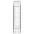 vidaXL Arched Gabion Basket 100x30x100/120 cm Galvanised Iron - Image 4
