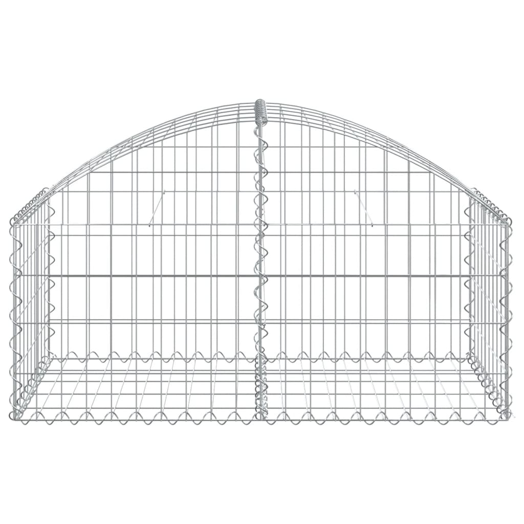 8720845650957_g_en_hd_1 vidaXL Arched Gabion Basket 100x50x40/60 cm Galvanised Iron - Image 3