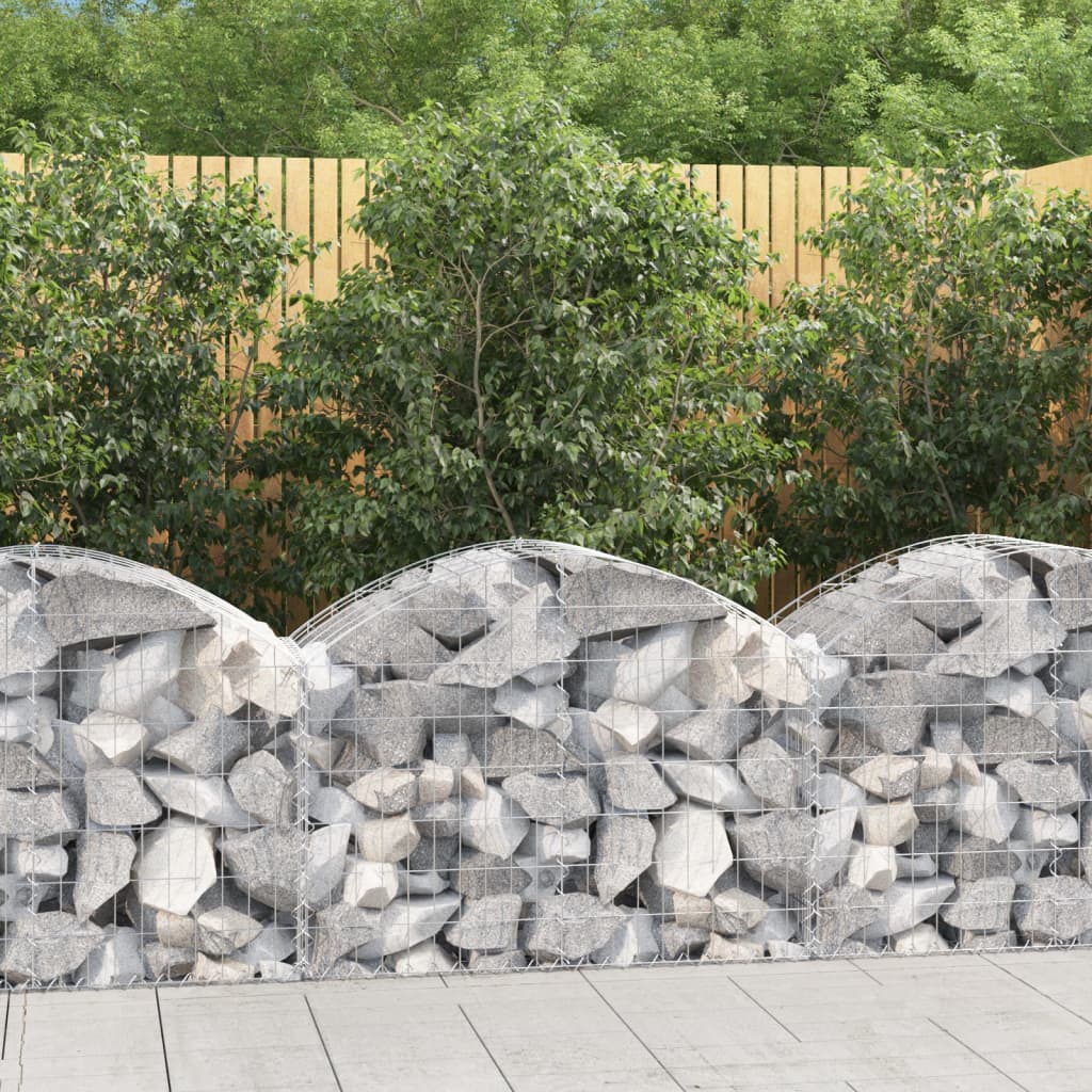 8720845650964_m_en_hd_1 vidaXL Arched Gabion Basket 100x50x60/80 cm Galvanised Iron - Image 1