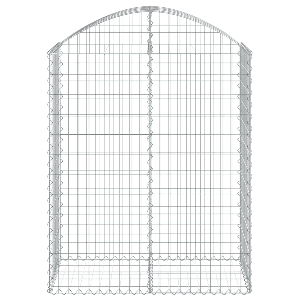 8720845650995_g_en_hd_1 vidaXL Arched Gabion Basket 100x50x120/140 cm Galvanised Iron - Image 3