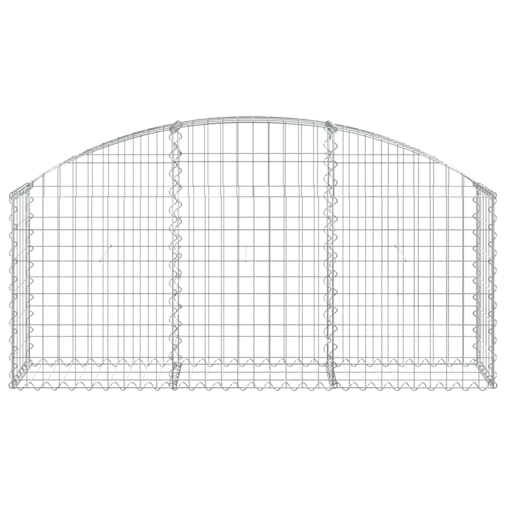 8720845651060_g_en_hd_1 vidaXL Arched Gabion Basket 150x30x60/80 cm Galvanised Iron - Image 3
