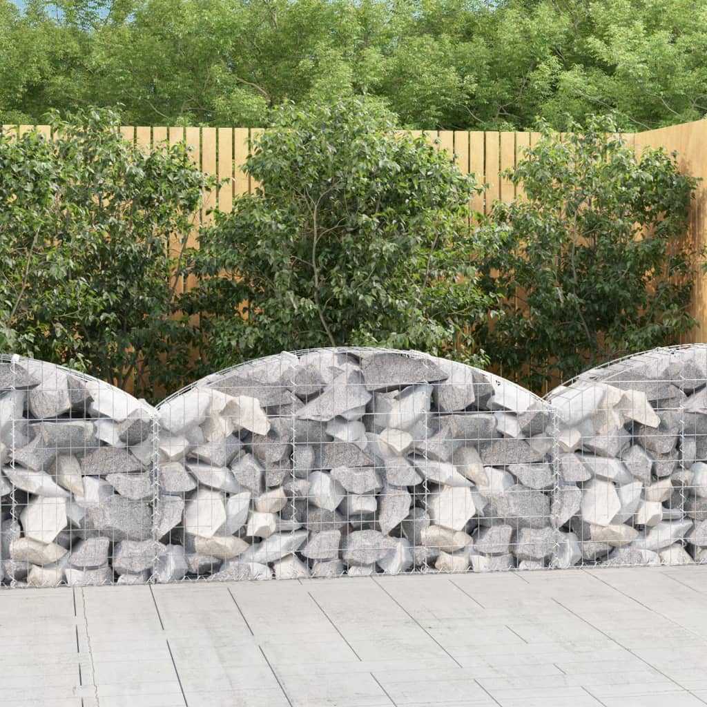 8720845651060_m_en_hd_1 vidaXL Arched Gabion Basket 150x30x60/80 cm Galvanised Iron - Image 1