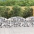 vidaXL Arched Gabion Basket 150x50x60/80 cm Galvanised Iron