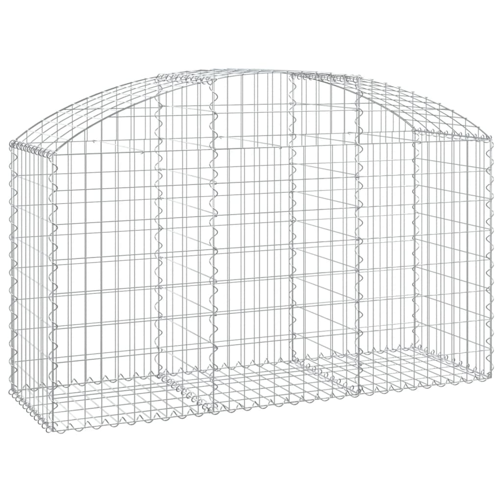 8720845651176_a_en_hd_1 vidaXL Arched Gabion Basket 150x50x80/100 cm Galvanised Iron - Image 2