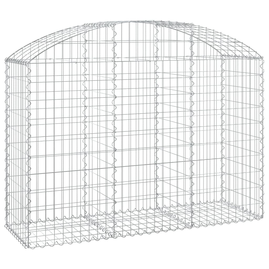 8720845651183_a_en_hd_1 vidaXL Arched Gabion Basket 150x50x100/120 cm Galvanised Iron - Image 2