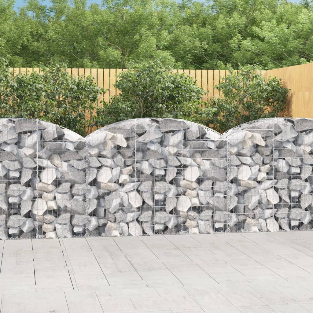 8720845651183_m_en_hd_1 vidaXL Arched Gabion Basket 150x50x100/120 cm Galvanised Iron - Image 1