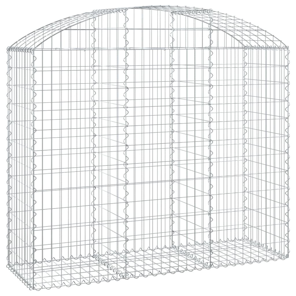 8720845651190_a_en_hd_1 vidaXL Arched Gabion Basket 150x50x120/140 cm Galvanised Iron - Image 2