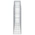 vidaXL Arched Gabion Basket 200x30x100/120 cm Galvanised Iron - Image 4