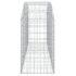 vidaXL Arched Gabion Basket 200x50x80/100 cm Galvanised Iron - Image 4