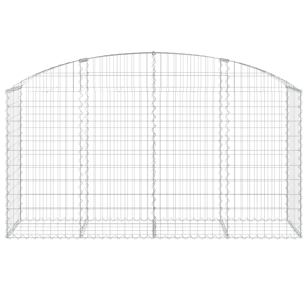 8720845651381_g_en_hd_1 vidaXL Arched Gabion Basket 200x50x100/120 cm Galvanised Iron - Image 3