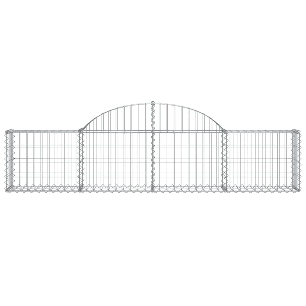 8720845651459_g_en_hd_1 vidaXL Arched Gabion Basket 200x30x40/60 cm Galvanised Iron - Image 3