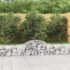 vidaXL Arched Gabion Basket 200x30x40/60 cm Galvanised Iron