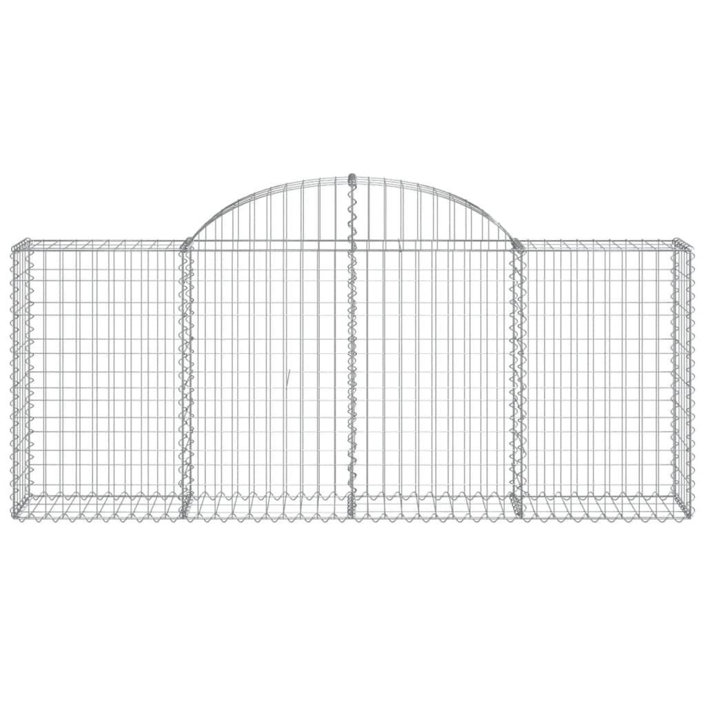 8720845651473_g_en_hd_1 vidaXL Arched Gabion Basket 200x30x80/100 cm Galvanised Iron - Image 3