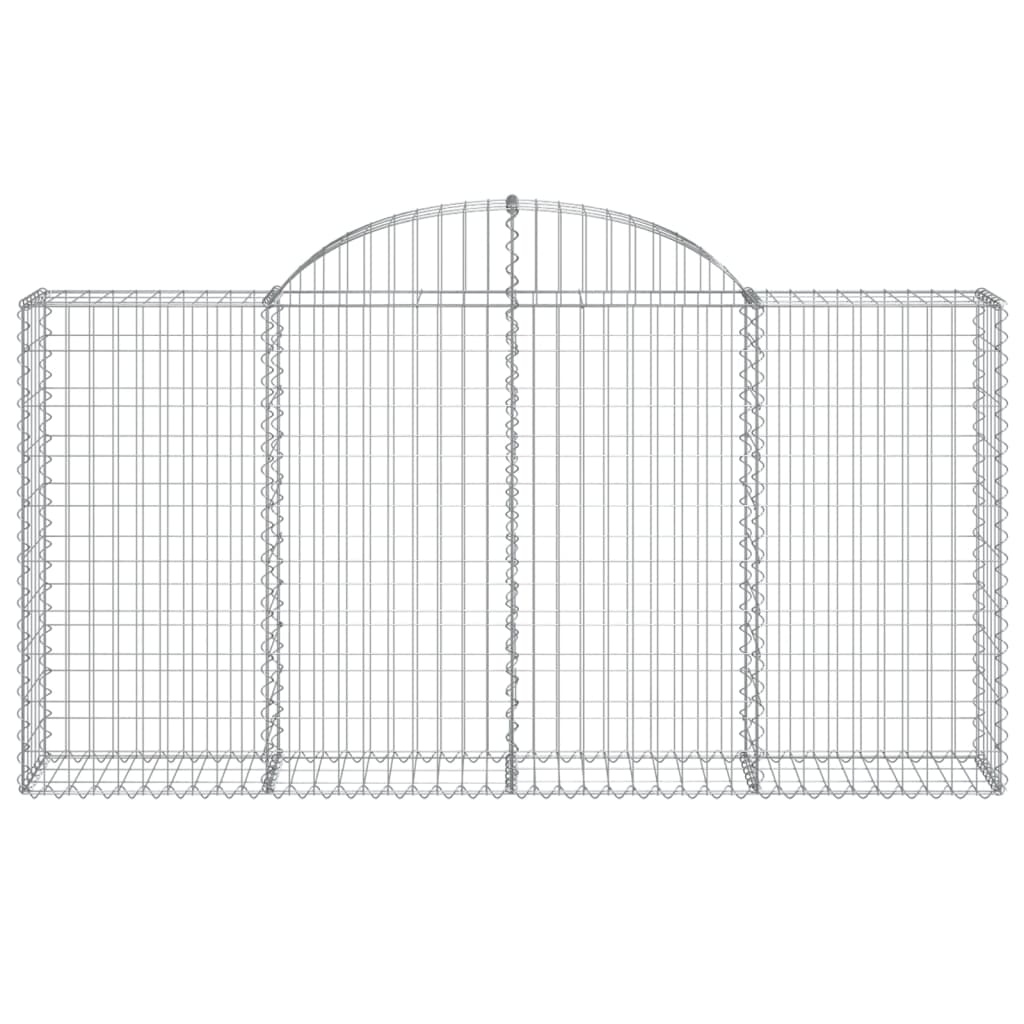 8720845651480_g_en_hd_1 vidaXL Arched Gabion Basket 200x30x100/120 cm Galvanised Iron - Image 3