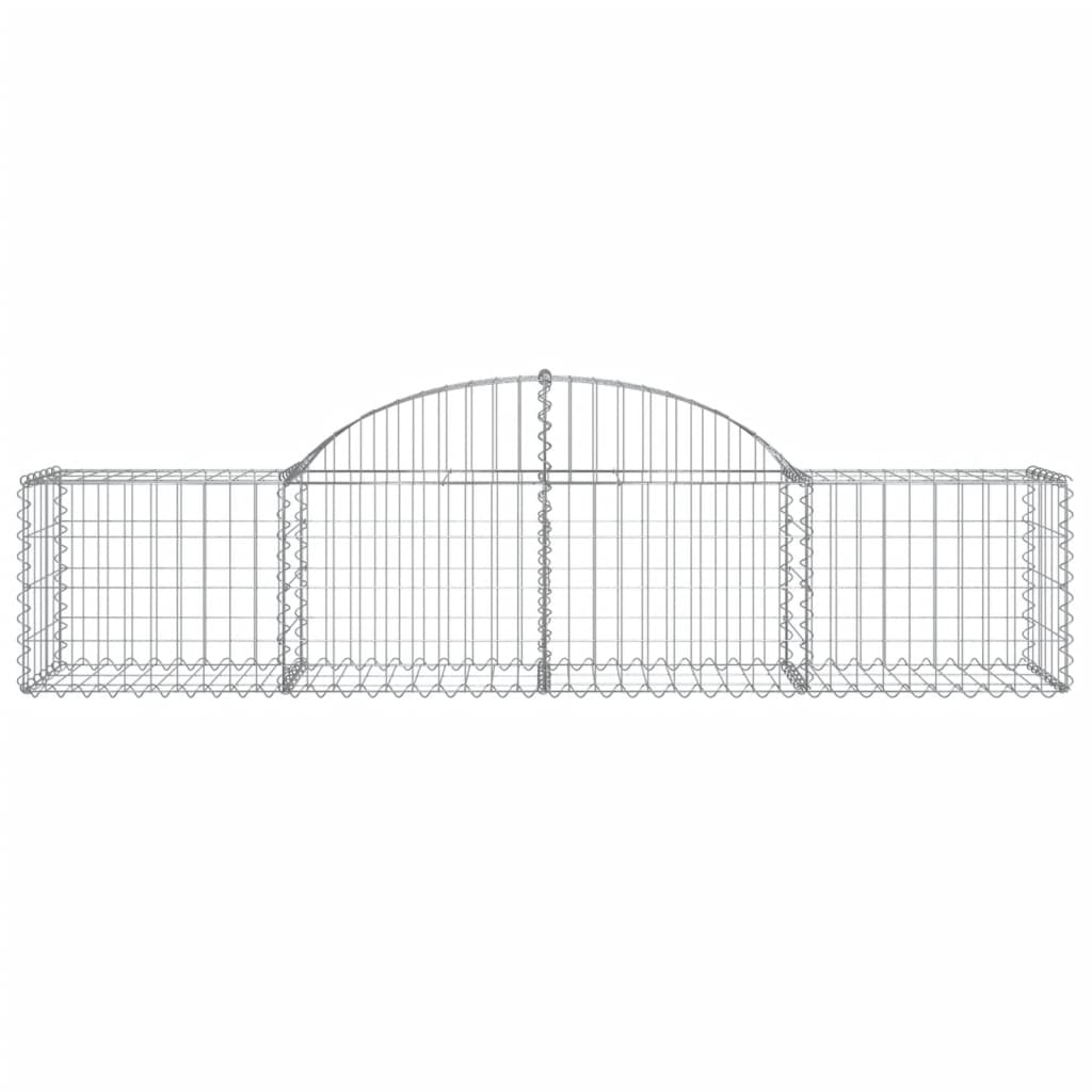 8720845651558_g_en_hd_1 vidaXL Arched Gabion Basket 200x50x40/60 cm Galvanised Iron - Image 3