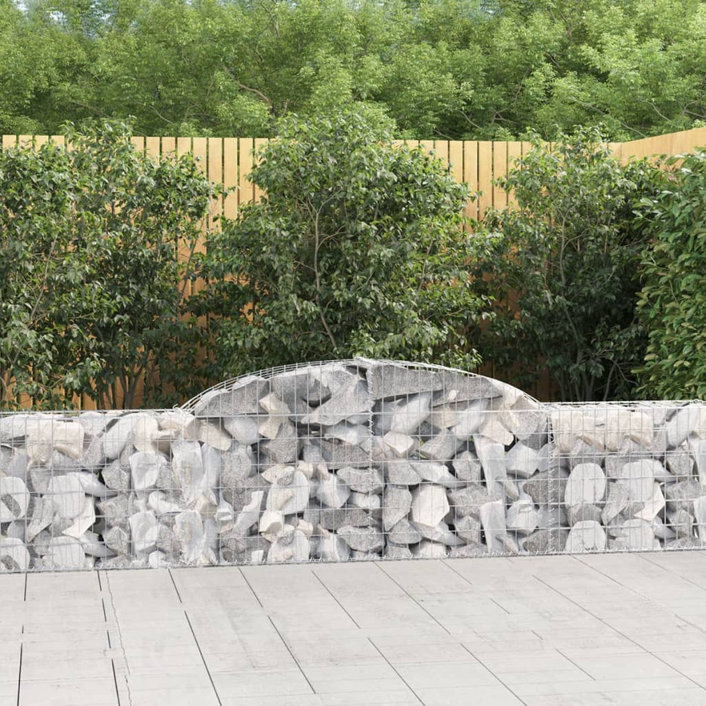 8720845651664_m_en_hd_1 vidaXL Arched Gabion Basket 300x30x60/80 cm Galvanised Iron - Image 1
