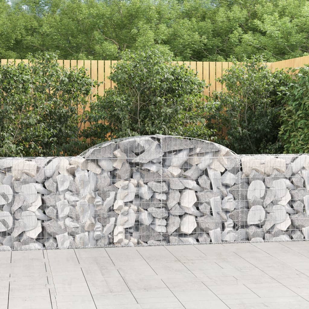 8720845651671_m_en_hd_1 vidaXL Arched Gabion Basket 300x30x80/100 cm Galvanised Iron - Image 1