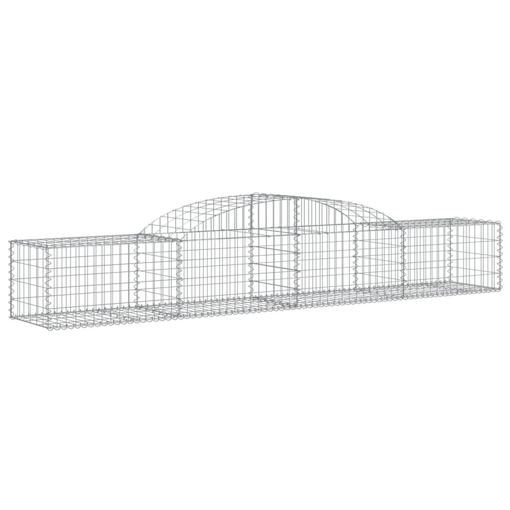 8720845651756_a_en_hd_1 vidaXL Arched Gabion Basket 300x50x40/60 cm Galvanised Iron - Image 2