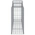 vidaXL Arched Gabion Basket 300x50x100/120 cm Galvanised Iron - Image 4