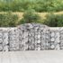 vidaXL Arched Gabion Basket 300x50x100/120 cm Galvanised Iron