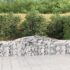 vidaXL Arched Gabion Basket 400x30x60/80 cm Galvanised Iron