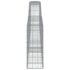 vidaXL Arched Gabion Basket 400x30x80/100 cm Galvanised Iron - Image 4