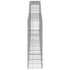 vidaXL Arched Gabion Basket 400x30x100/120 cm Galvanised Iron - Image 4