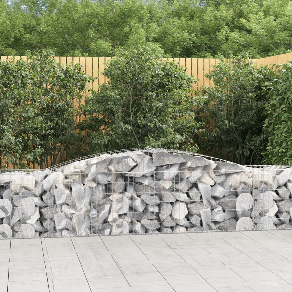 8720845651961_m_en_hd_1 vidaXL Arched Gabion Basket 400x50x60/80 cm Galvanised Iron - Image 1