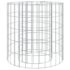 vidaXL Gabion Fire Pit Ø 50 cm Galvanised Iron - Image 2
