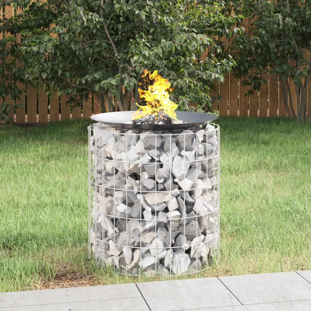 8720845652210_m_en_hd_1 vidaXL Gabion Fire Pit Ø 50 cm Galvanised Iron - Image 1