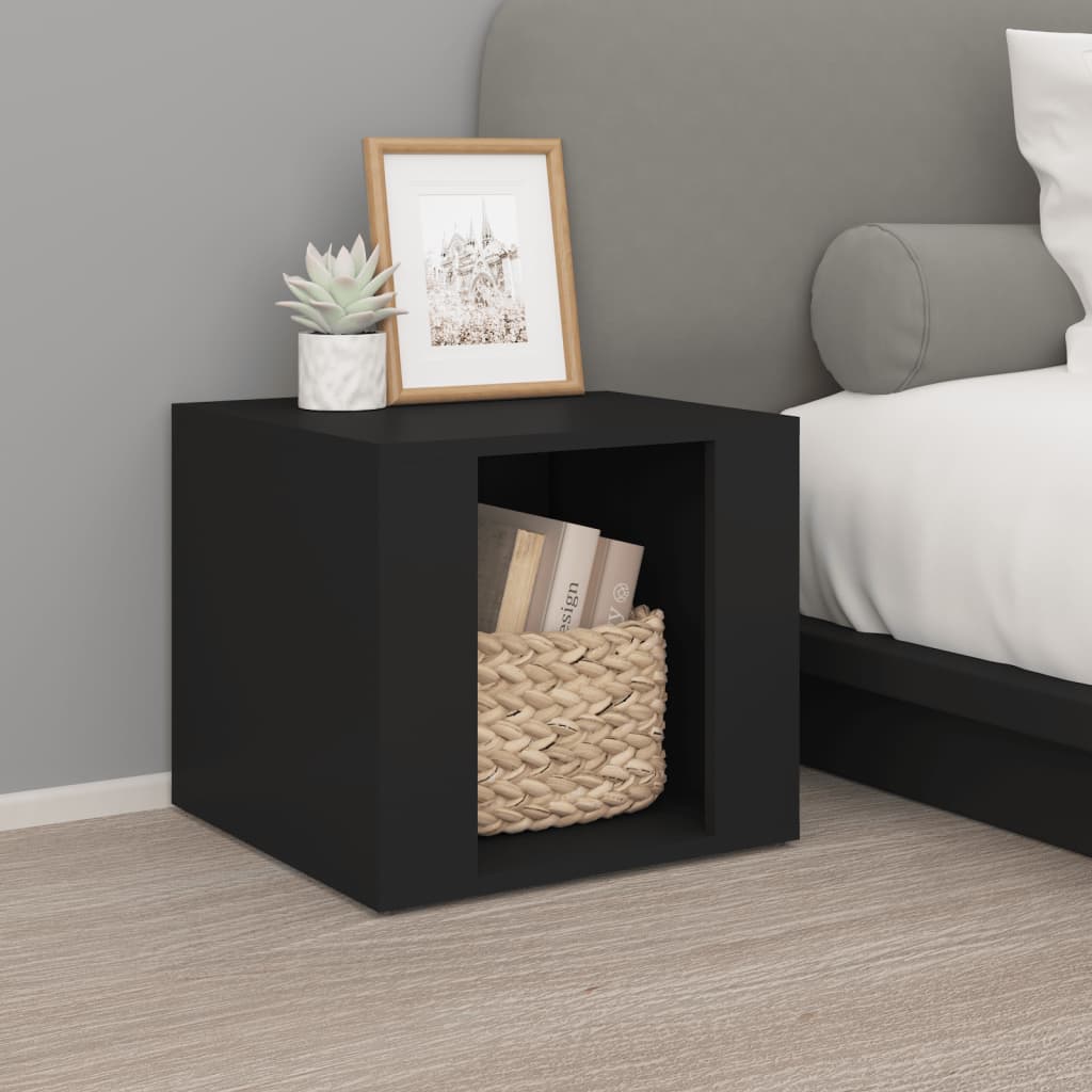 8720845667108_m_en_hd_1 vidaXL Bedside Table Black 41x40x36 cm Engineered Wood - Image 1