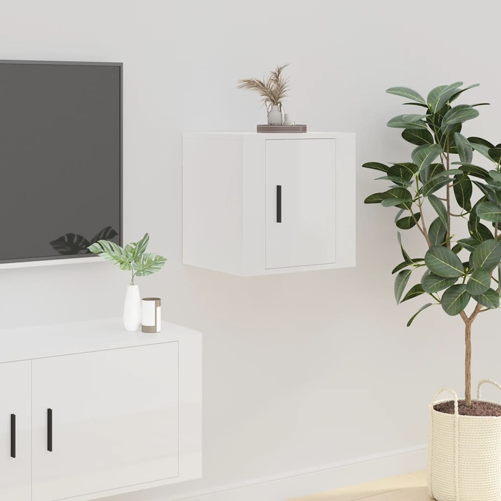 8720845667535_m_en_hd_1 vidaXL Wall Mounted TV Cabinet High Gloss White 40x34.5x40 cm - Image 1