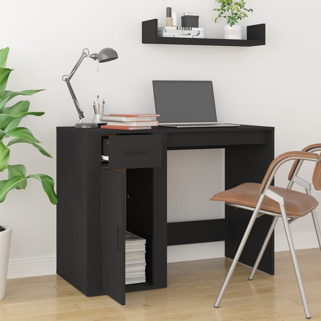 8720845668068_g_en_hd_1 vidaXL Desk Black 100x49x75 cm Engineered Wood - Image 4