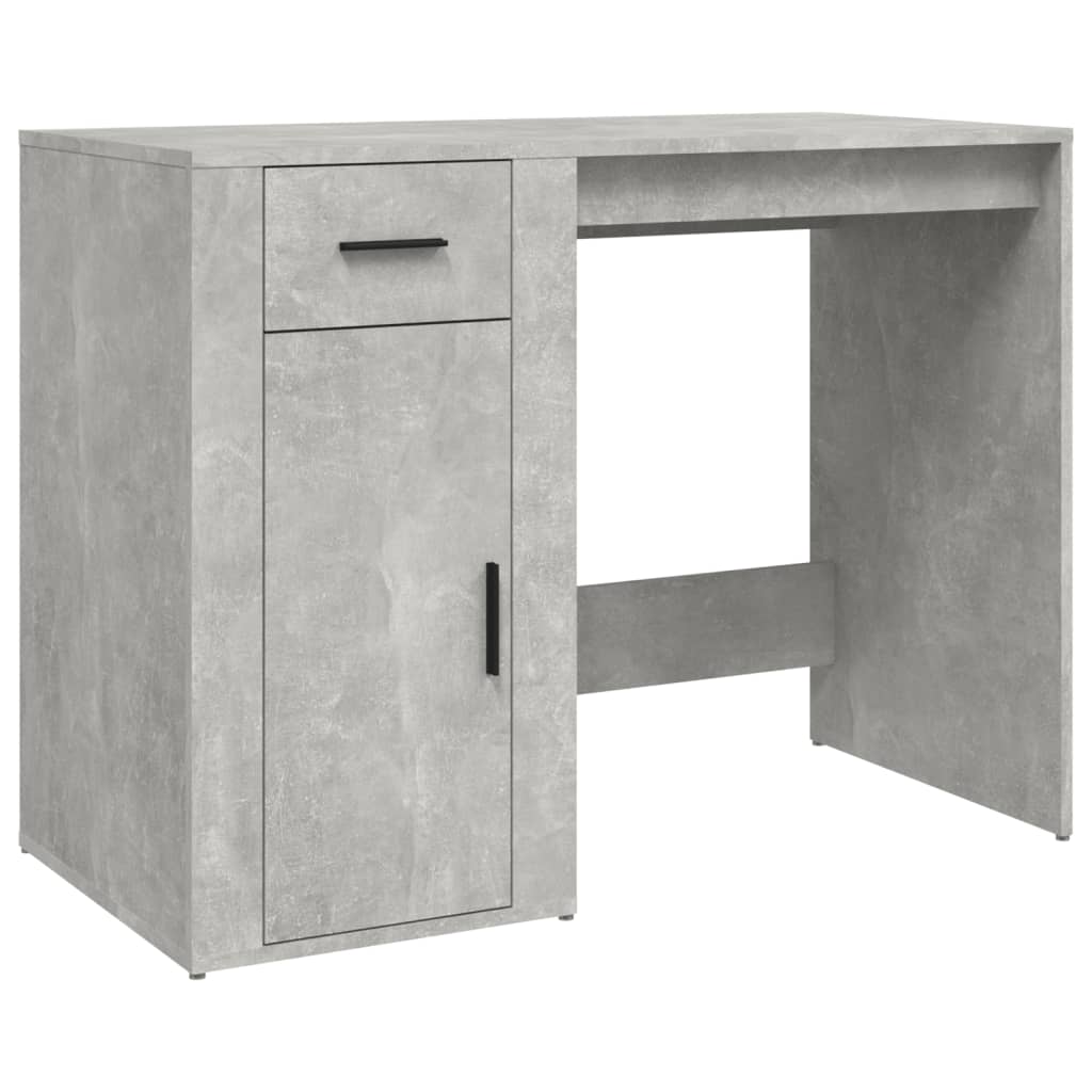 8720845668099_a_en_hd_1 vidaXL Desk Concrete Grey 100x49x75 cm Engineered Wood - Image 2