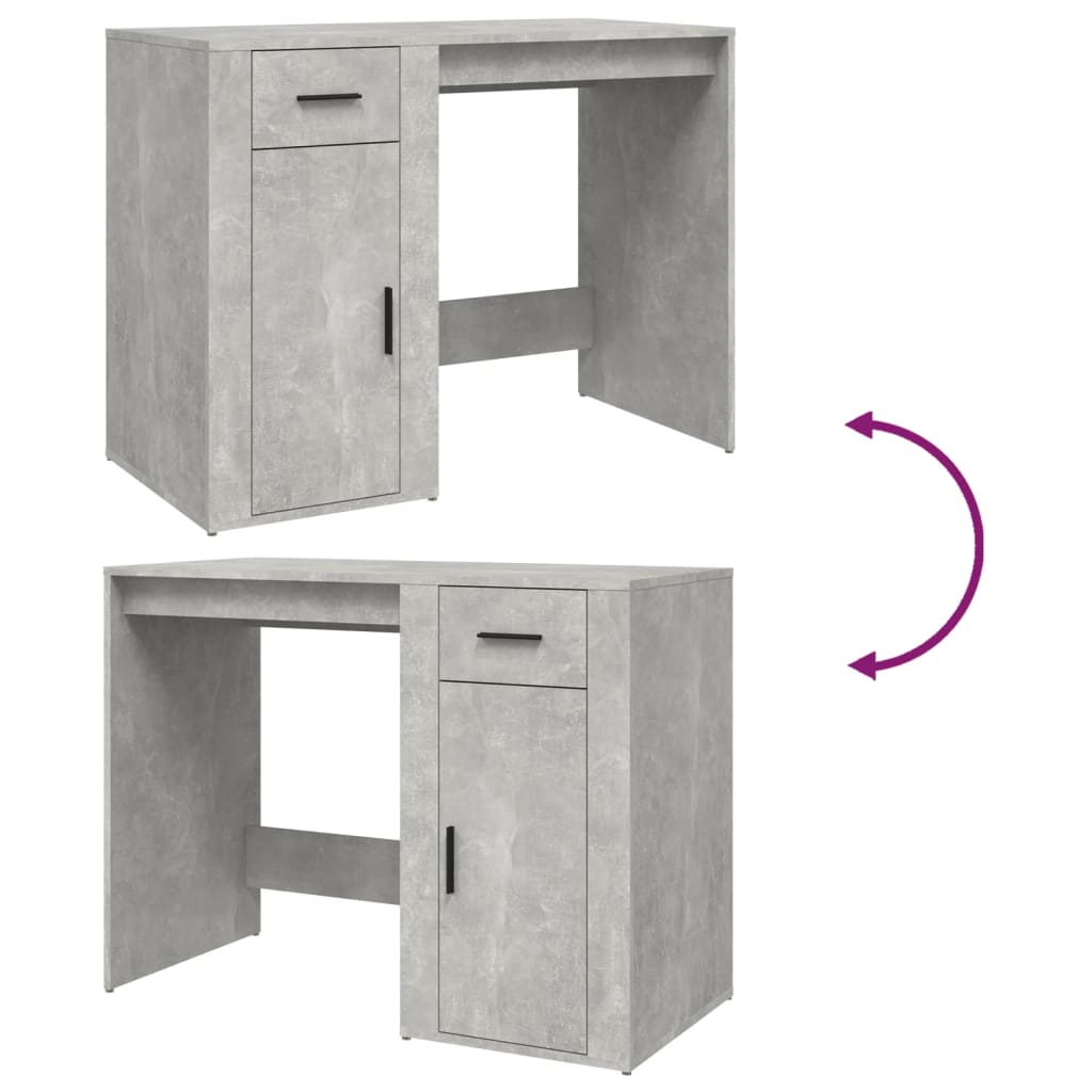 8720845668099_g_en_hd_7 vidaXL Desk Concrete Grey 100x49x75 cm Engineered Wood - Image 10