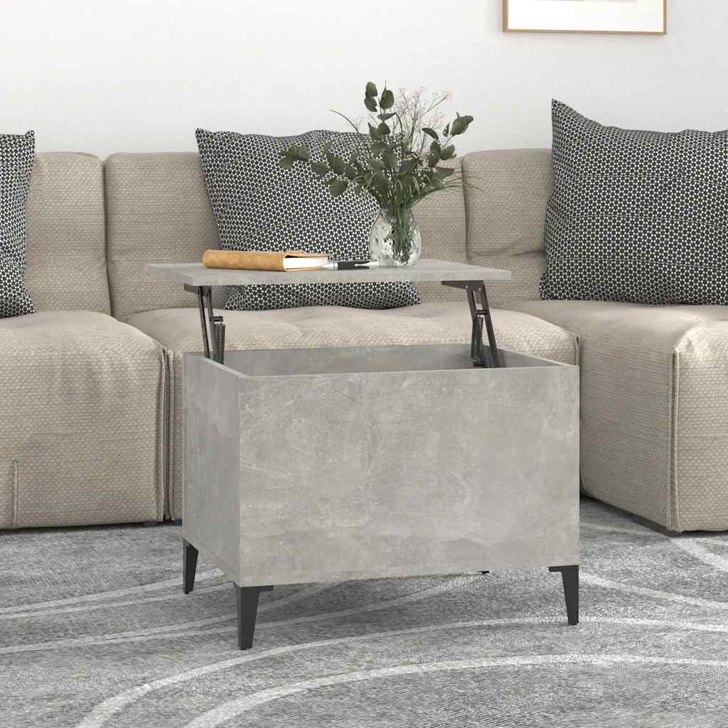8720845669218_m_en_hd_1 vidaXL Coffee Table Concrete Grey 60x44.5x45 cm Engineered Wood - Image 1