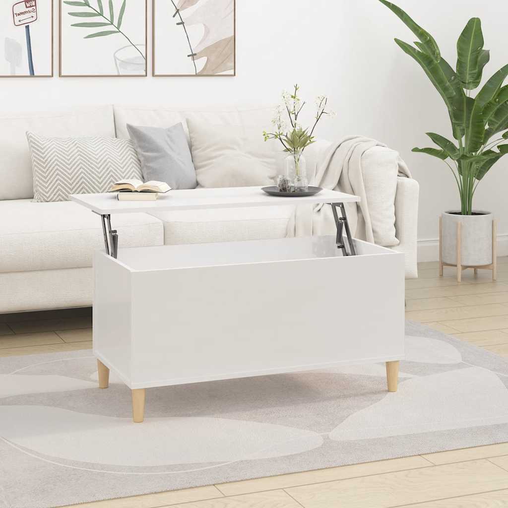 8720845669270_m_en_hd_1 vidaXL Coffee Table High Gloss White 90x44.5x45 cm Engineered Wood - Image 1