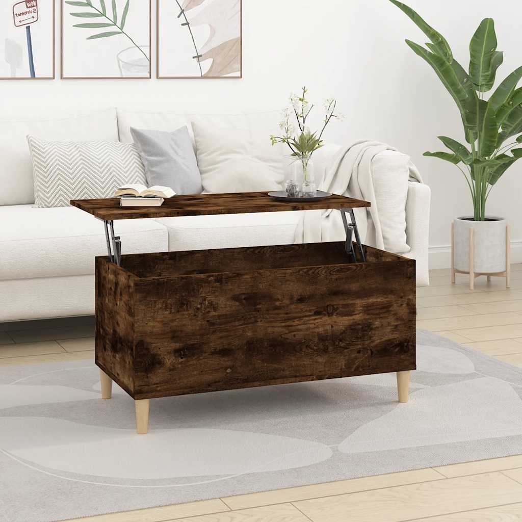 8720845669300_m_en_hd_1 vidaXL Coffee Table Smoked Oak 90x44.5x45 cm Engineered Wood - Image 1