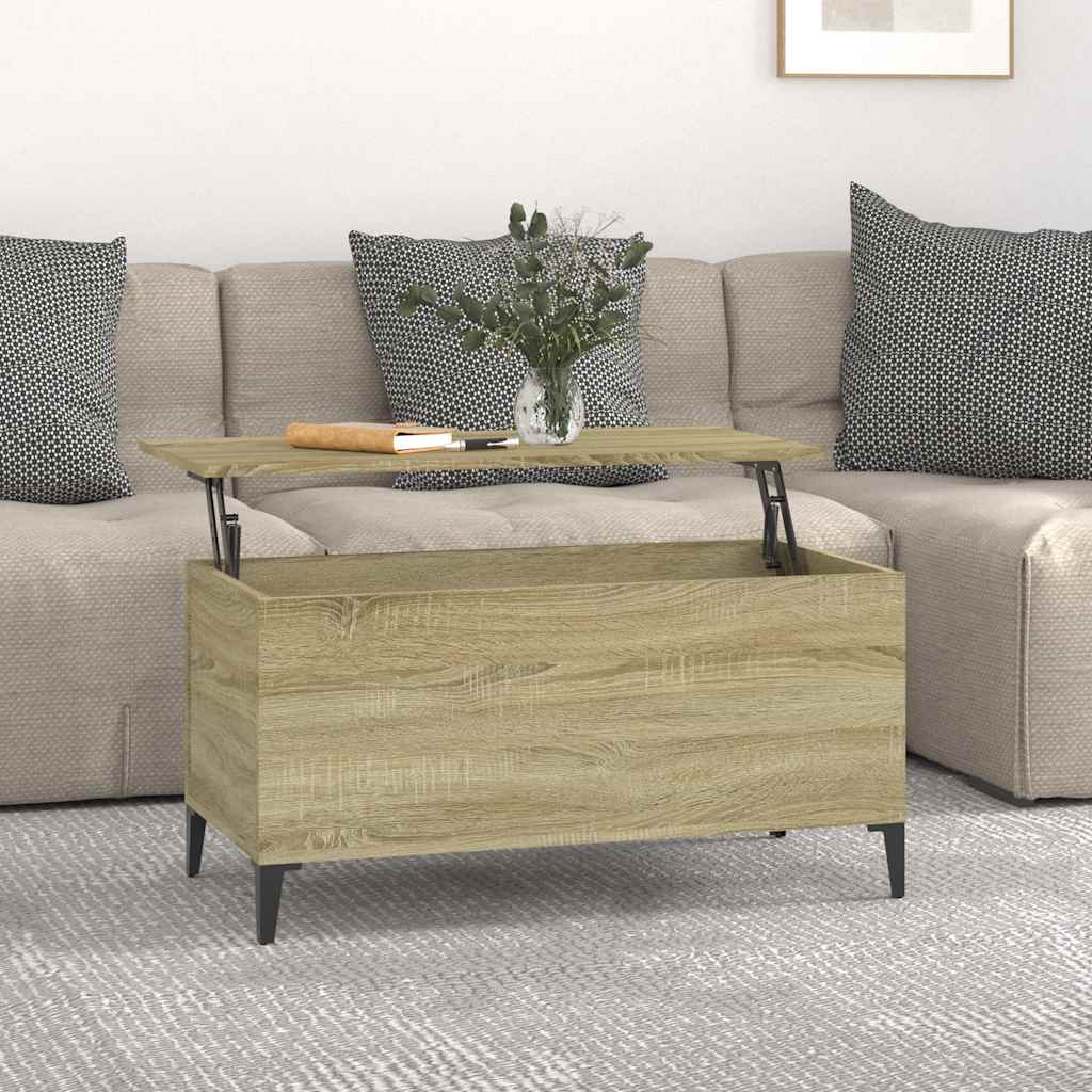 8720845669362_m_en_hd_1 vidaXL Coffee Table Sonoma Oak 90x44.5x45 cm Engineered Wood - Image 1