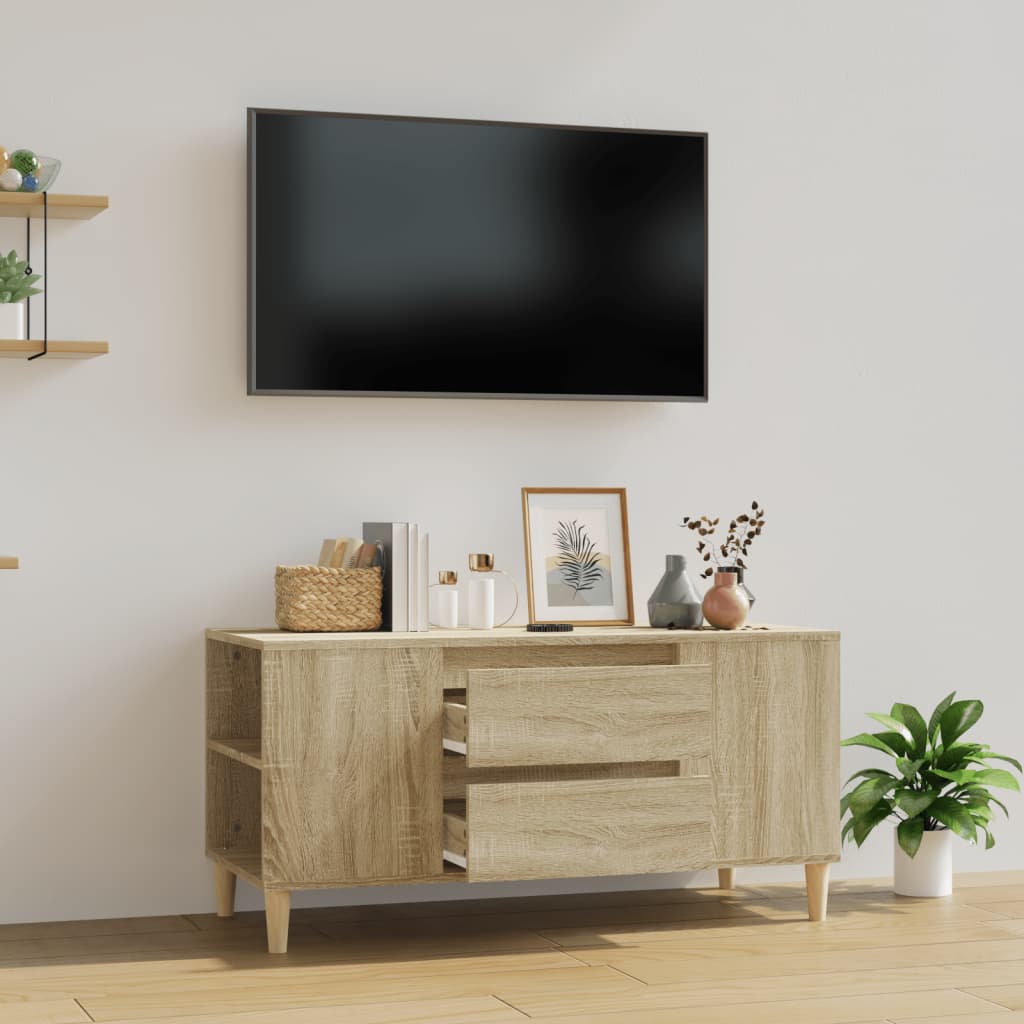 8720845669447_m_en_hd_1 vidaXL TV Cabinet Sonoma Oak 102x44.5x50 cm Engineered Wood - Image 1