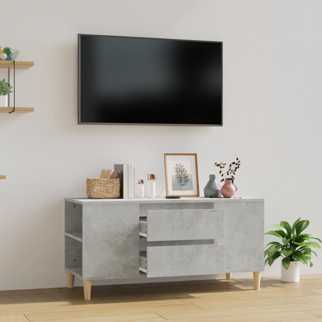 8720845669454_m_en_hd_1 vidaXL TV Cabinet Concrete Grey 102x44.5x50 cm Engineered Wood - Image 1