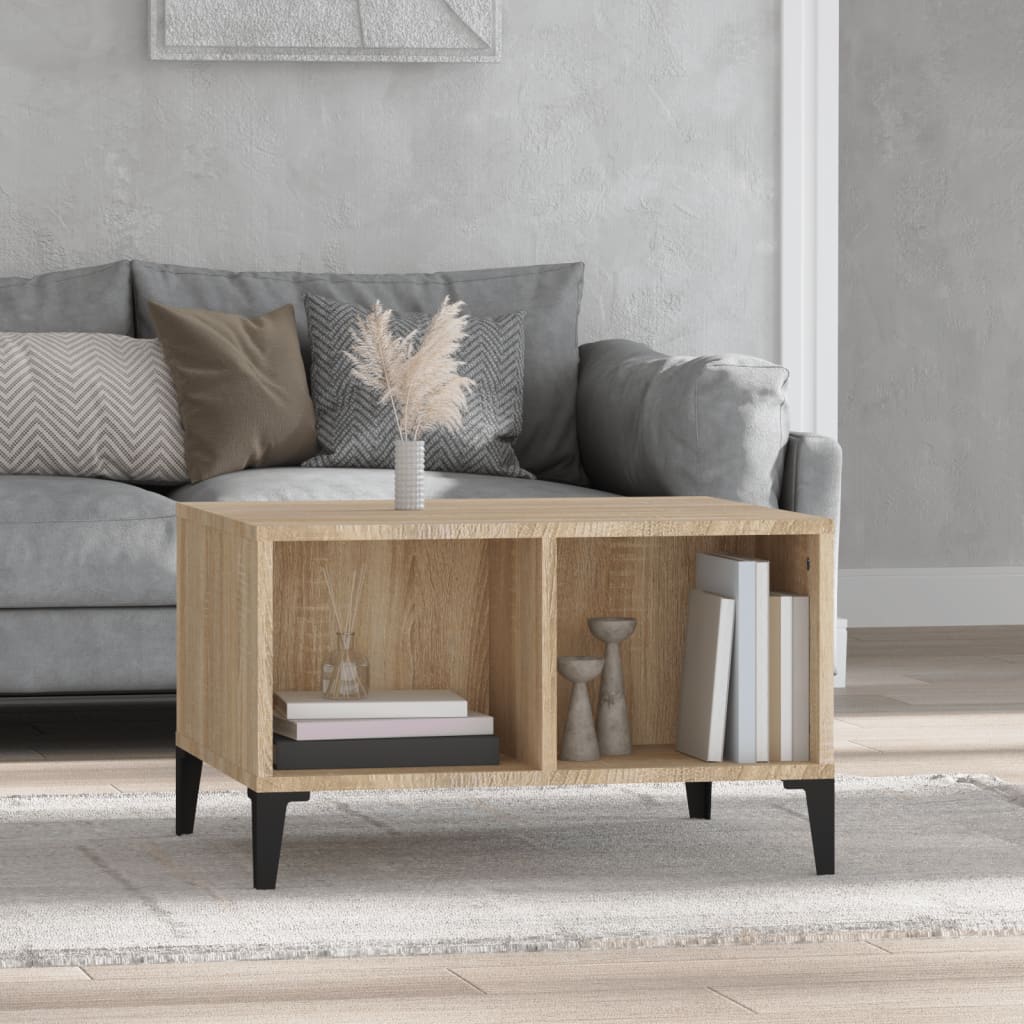 8720845669843_m_en_hd_1 vidaXL Coffee Table Sonoma Oak 60x50x36.5 cm Engineered Wood - Image 1
