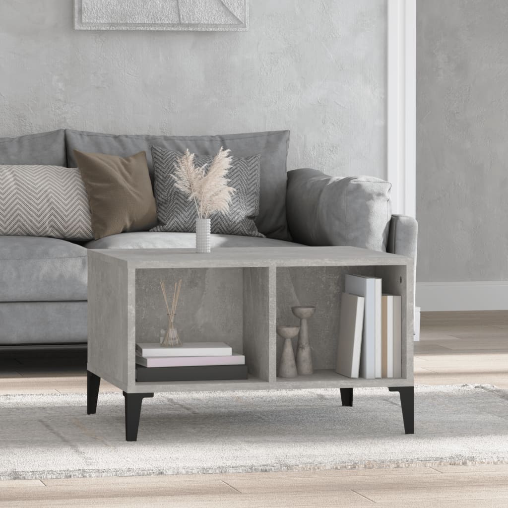 8720845669850_m_en_hd_1 vidaXL Coffee Table Concrete Grey 60x50x36.5 cm Engineered Wood - Image 1