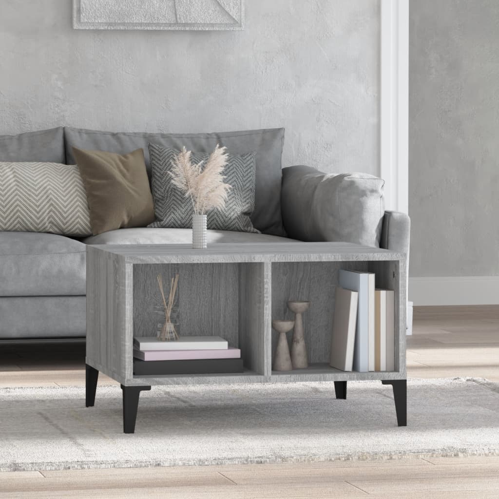 8720845669874_m_en_hd_1 vidaXL Coffee Table Grey Sonoma 60x50x36.5 cm Engineered Wood - Image 1