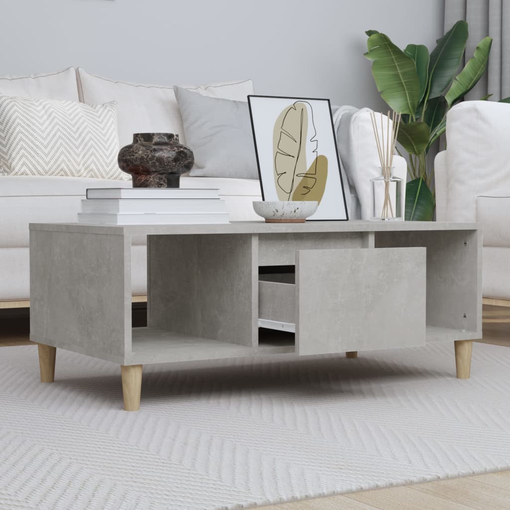 8720845670092_m_en_hd_1 vidaXL Coffee Table Concrete Grey 90x50x36.5 cm Engineered Wood - Image 1