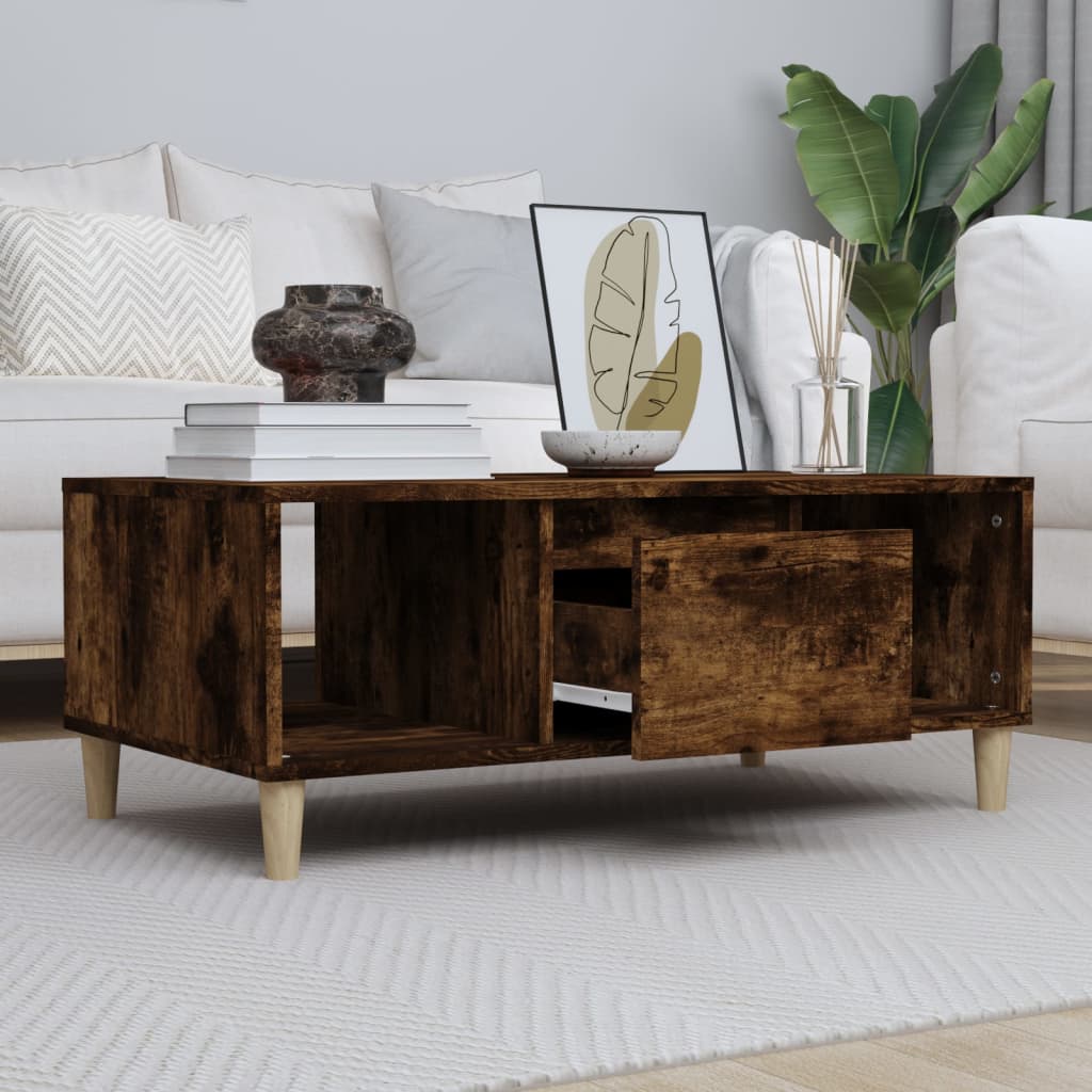 8720845670108_m_en_hd_1 vidaXL Coffee Table Smoked Oak 90x50x36.5 cm Engineered Wood - Image 1