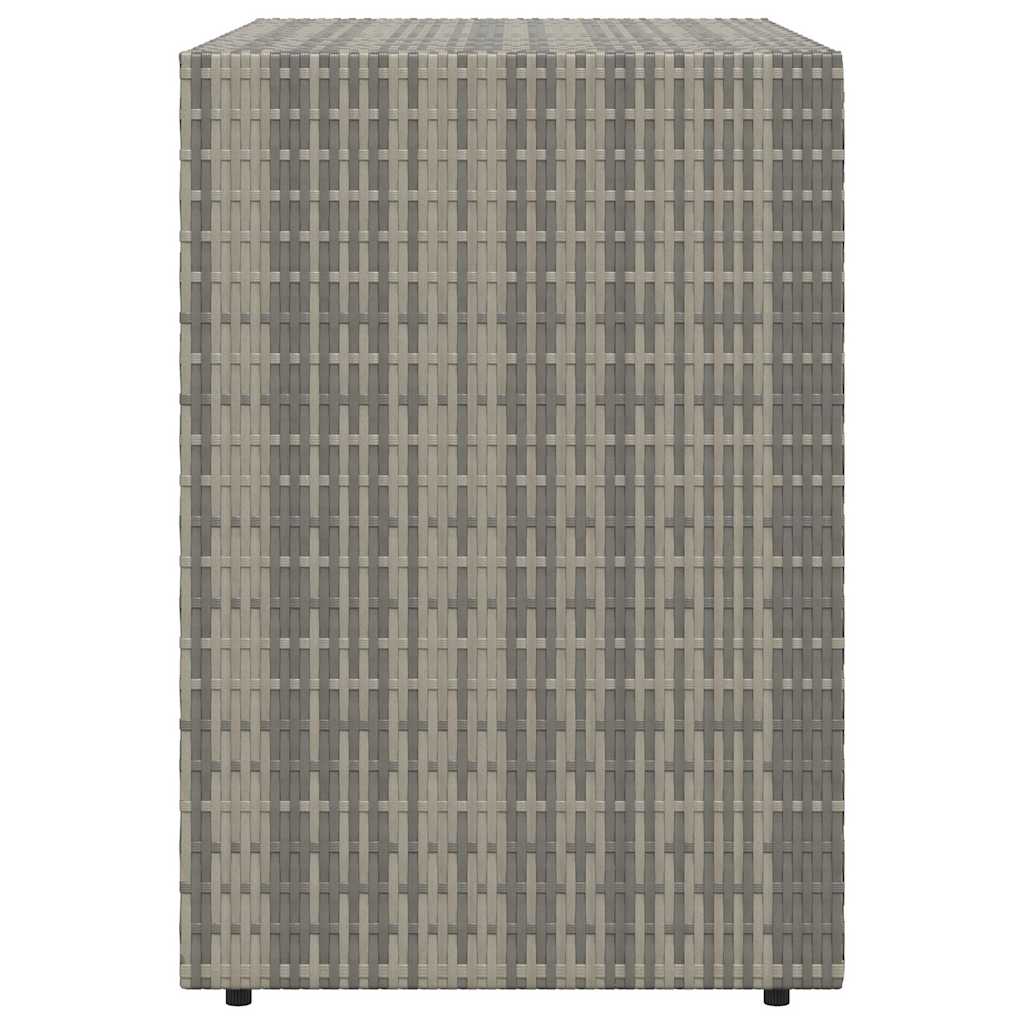 8720845670306_g_en_hd_5 vidaXL Garden Storage Cabinet Grey 100x55.5x80 cm Poly Rattan - Image 7