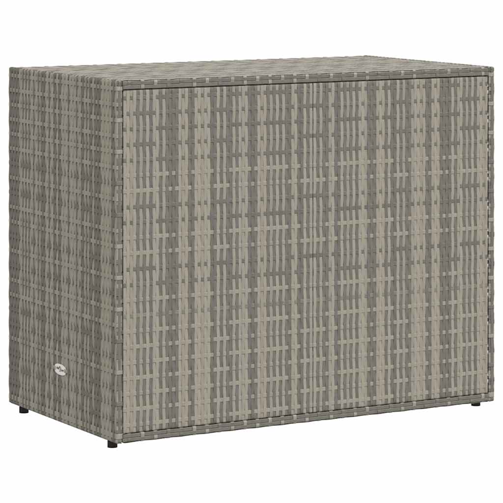 8720845670306_g_en_hd_6 vidaXL Garden Storage Cabinet Grey 100x55.5x80 cm Poly Rattan - Image 8
