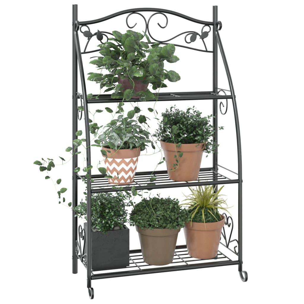 8720845670399_g_en_hd_1 vidaXL Flower Rack Black 56x30x96 cm Steel - Image 3
